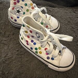 Converse Kids' Multicolor Polka Dot High-Tops